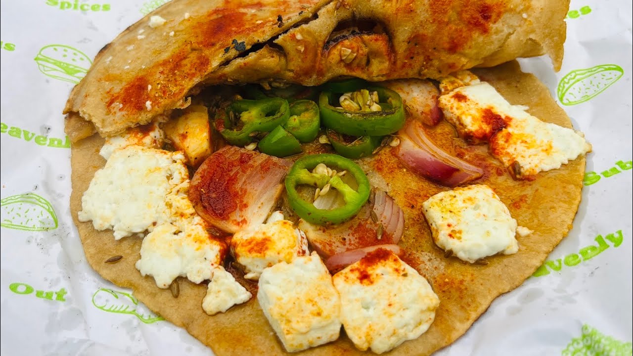 Pizza paratha village style add butter 👍👍