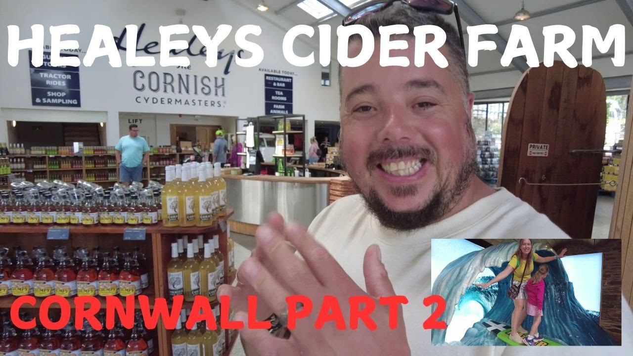 Healey's cider farm visit and the first day at st ives bay #family#cornwall #familyadventure#vanlife