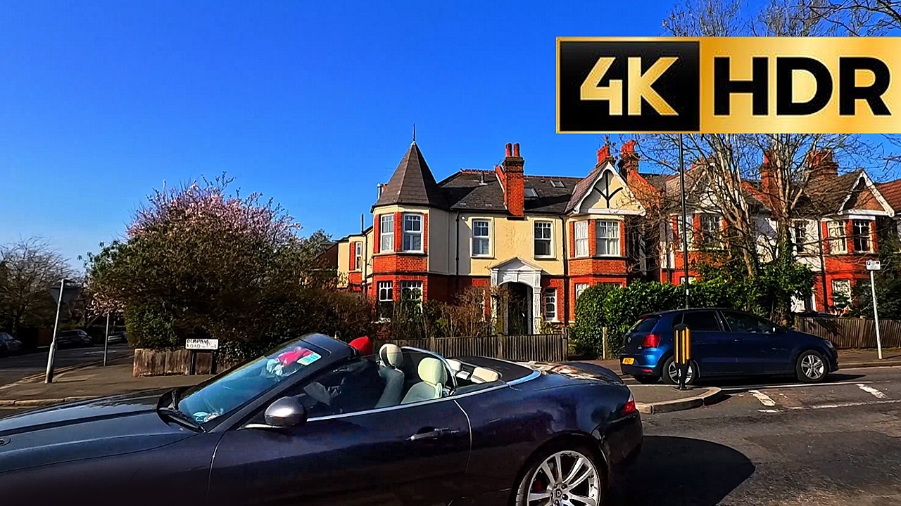 London Walking Tour 2026 | Sunny Morning POV in London (Affluent Suburbia) | City Sounds | 4K