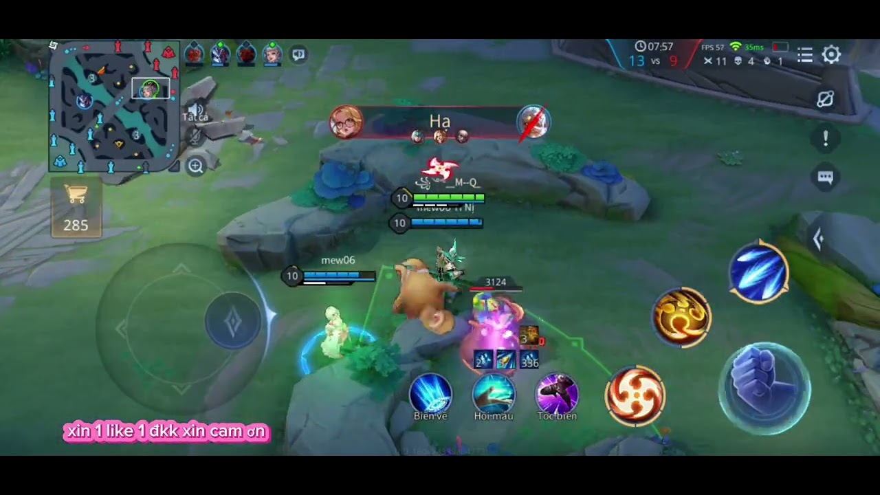 Những pha cân tem đầy kịch tính của vaheo#gaming #liênquânmobile 