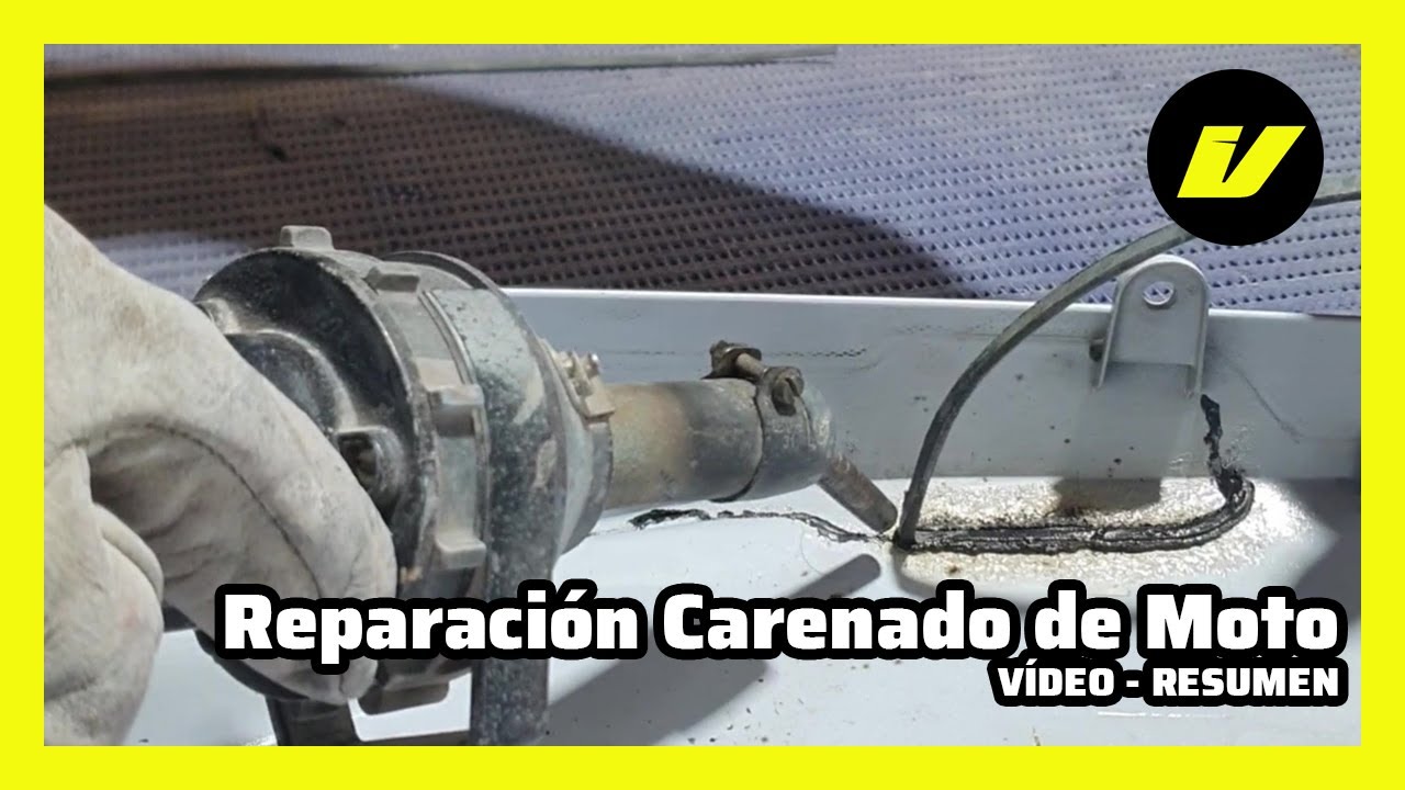 🛠 Cómo Reparar el Carenado de una Moto Construido en ABS