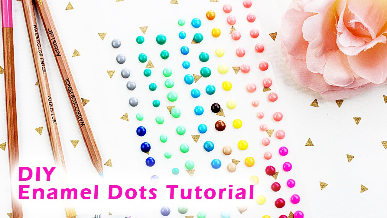 DIY Enamel Dots Tutorial