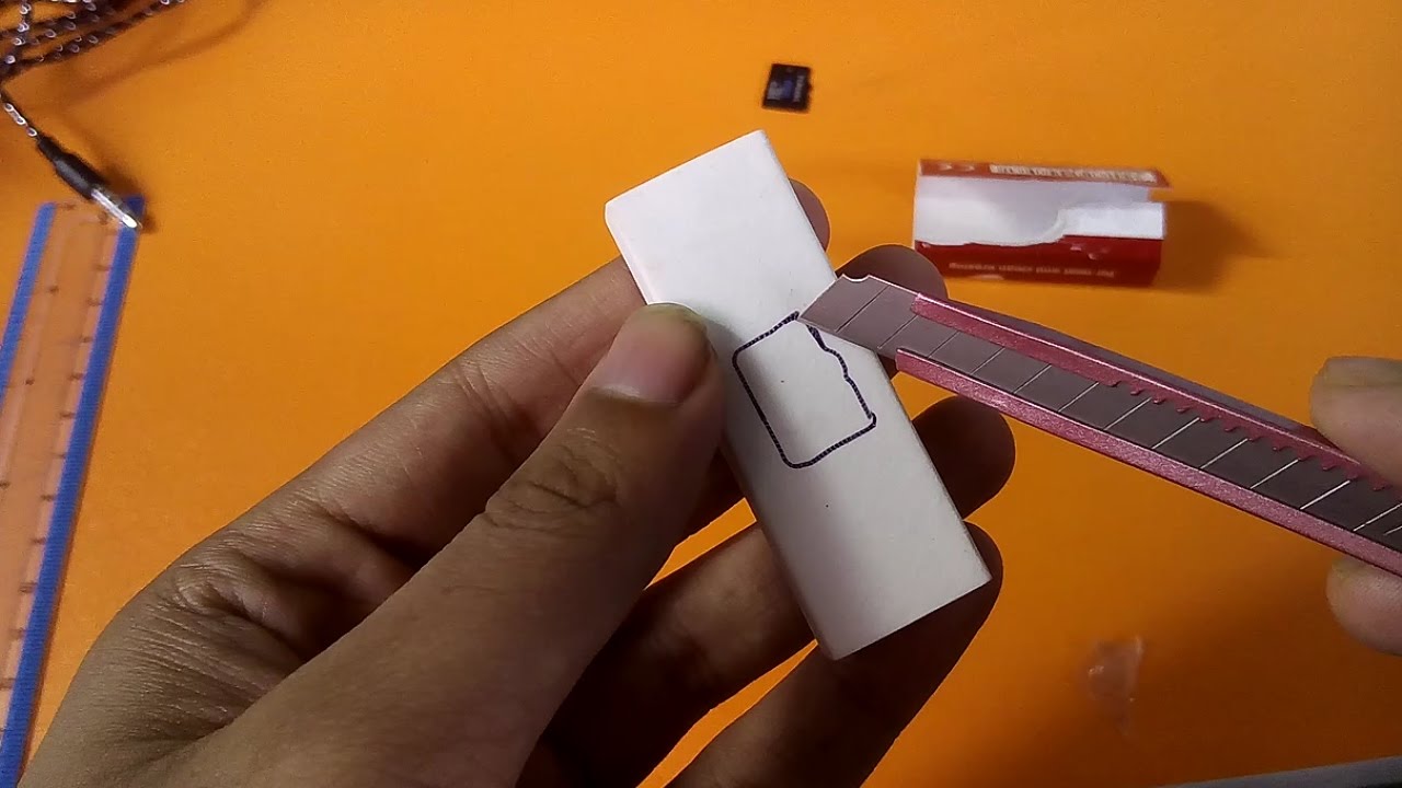 Hide Your Micro SD Card with Data SECRETLY in Eraser