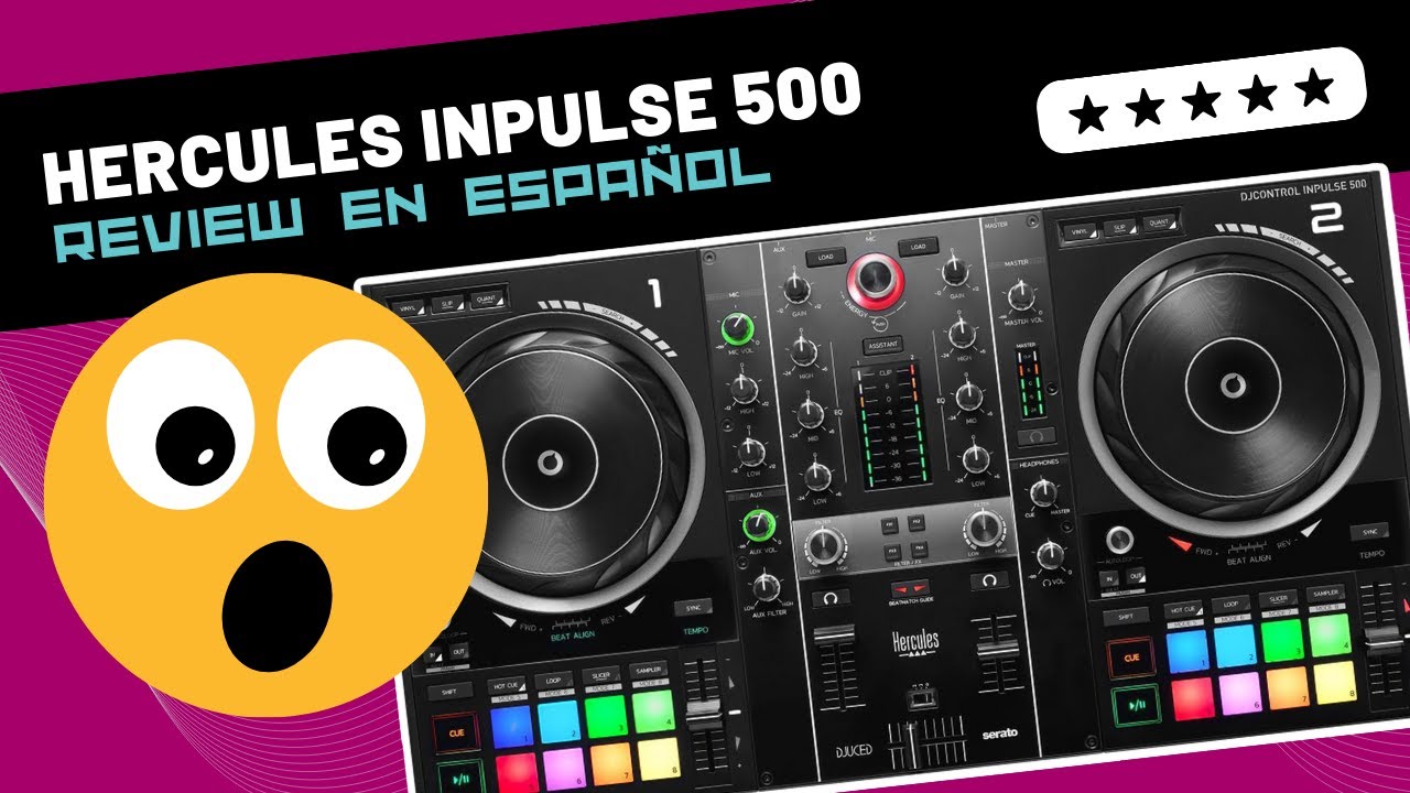 Hercules DJControl INPULSE 500 🇪🇸 Unboxing & Review