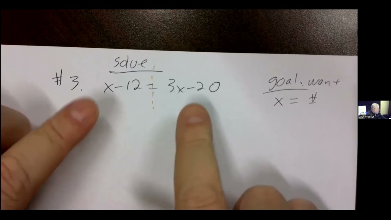 1513 1.1 Solving Linear Equations