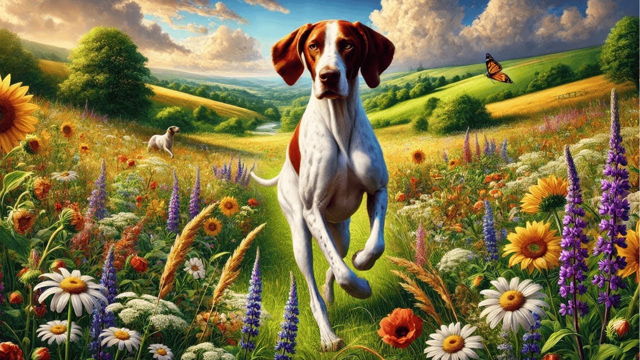 🐕 Descubre el Increíble Mundo del Pointer Inglés! 🎯 | Animales Divertidos Para Niños!