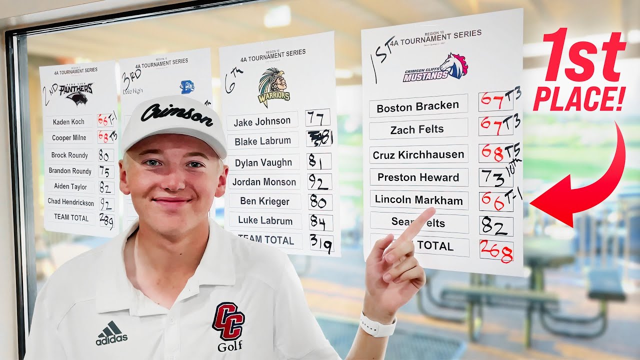 Winning My First High School Golf Tournament!