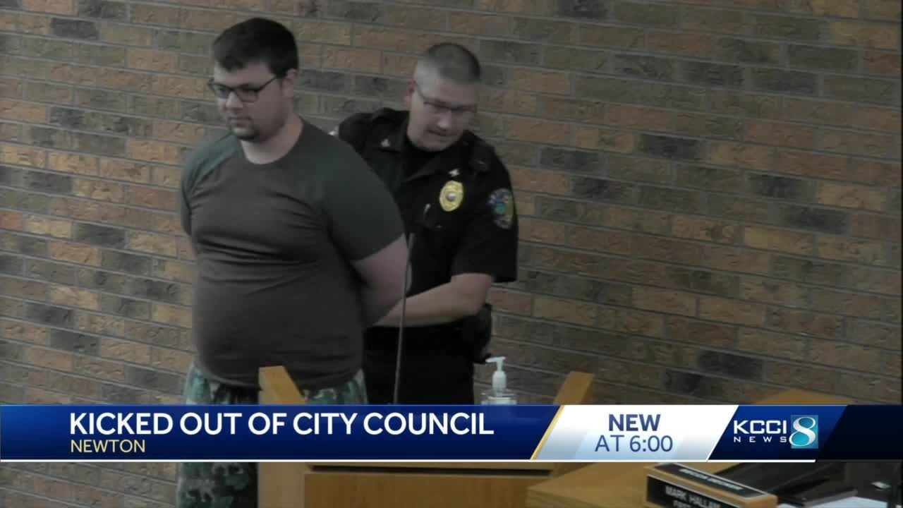 Man arrested while speaking at Newton city council