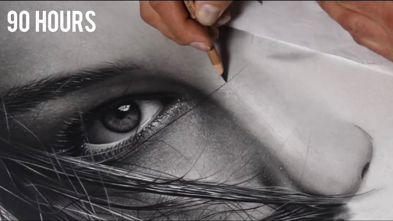 Drawing Bella Hadid | 4K Timelapse