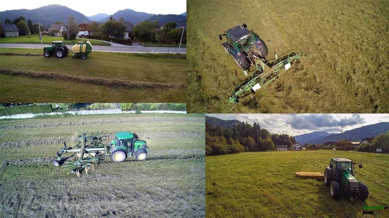 2.Schnitt 2017| Drohne|Valtra |Krone| John Deere | 2017 | HD