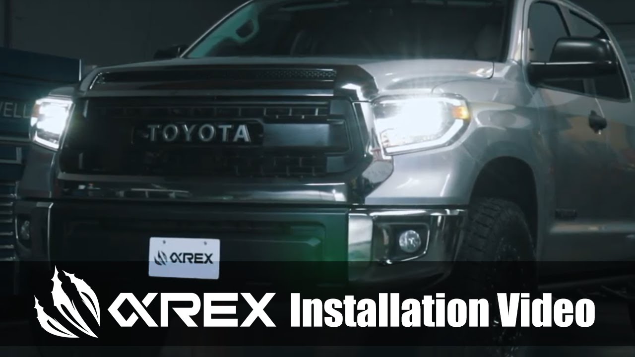 Пошаговое видео от AlphaRex по установке проекционных фар на Toyota Tundra 2014-2020 годов выпуска.