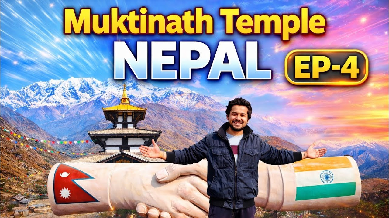 📍 MUKTINATH TEMPLE NEPAL 🙏🏻| 108 Jal Dhara -10°C 🥶| Mustang Valley