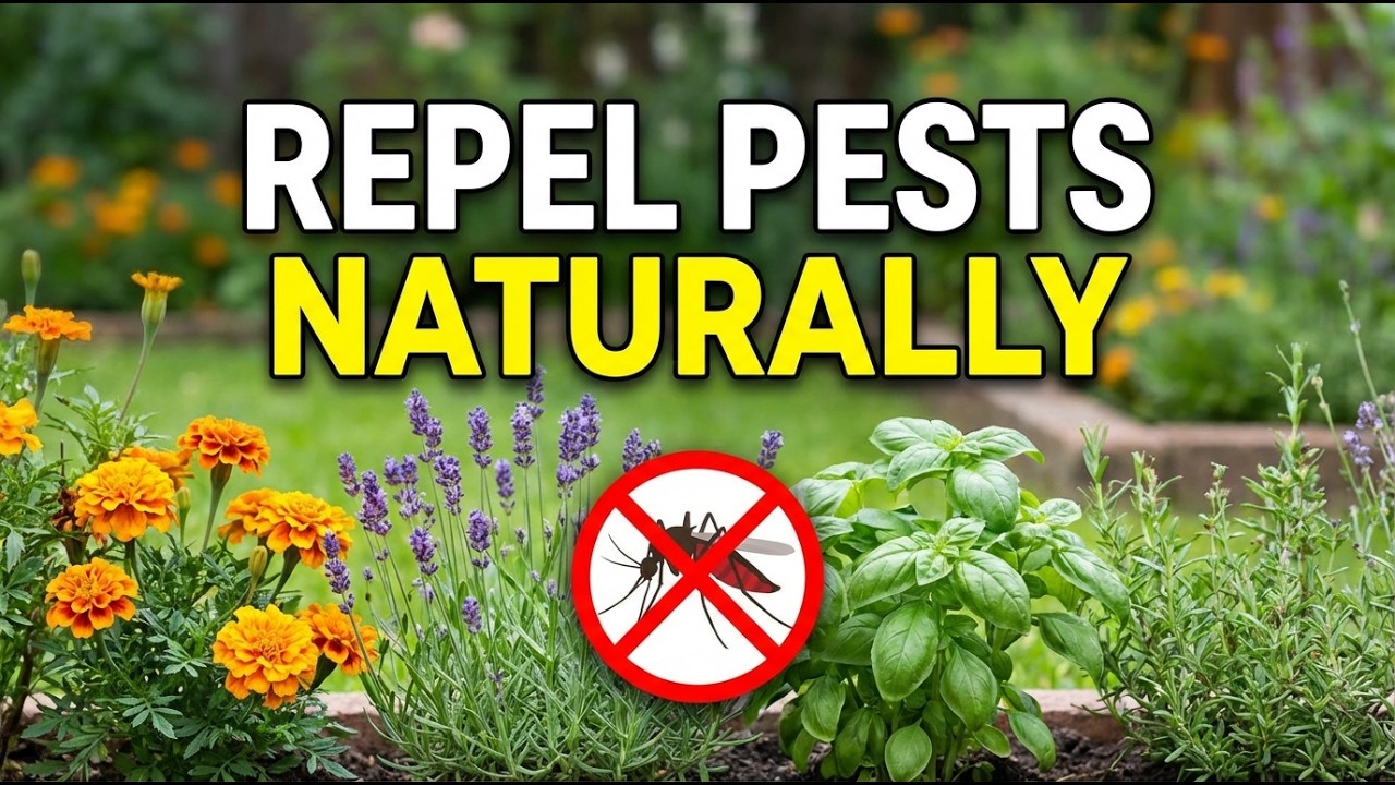 7 растений-компаньонов для бордюров, которые отпугивают вредителей и комаров естественным путем 🚫🦟