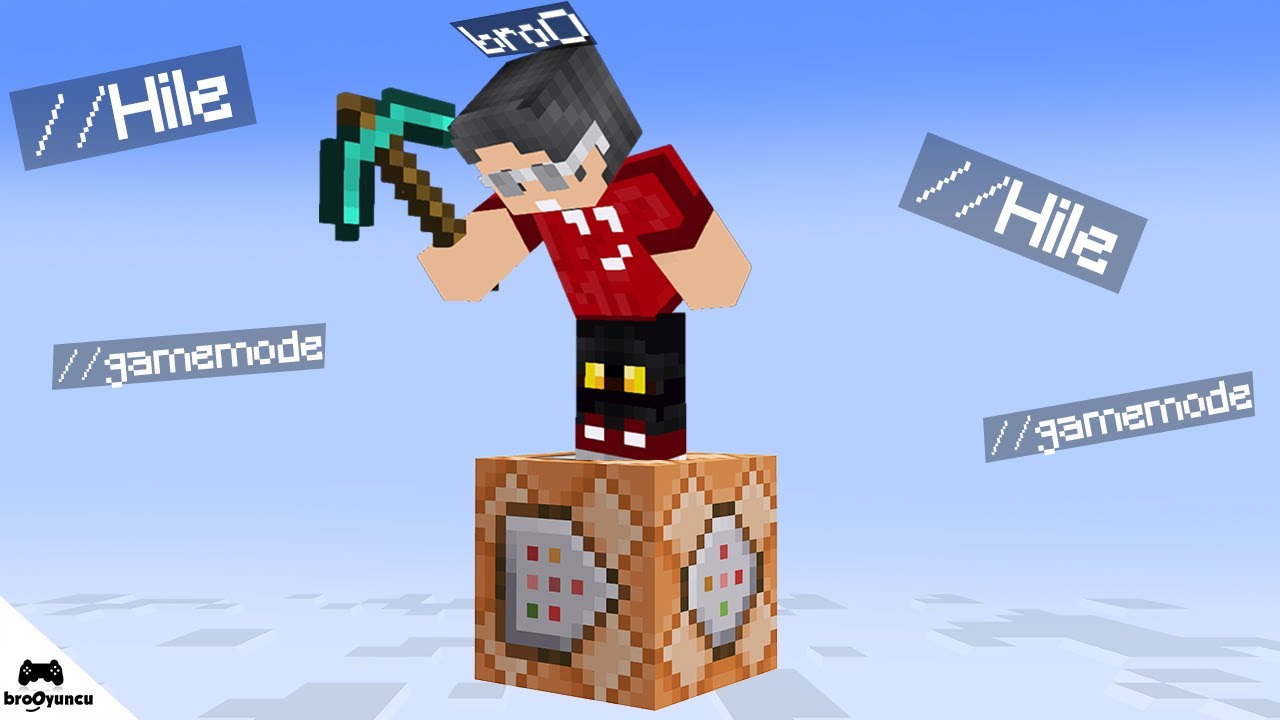 U&Ccedil;AN TEK KOMUT SKYBLOK - Minecraft