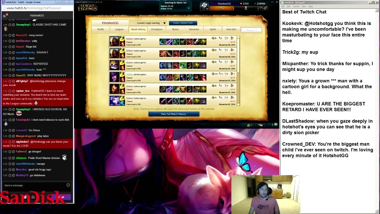 HotShotGG getting camped 'so f#cking hard'