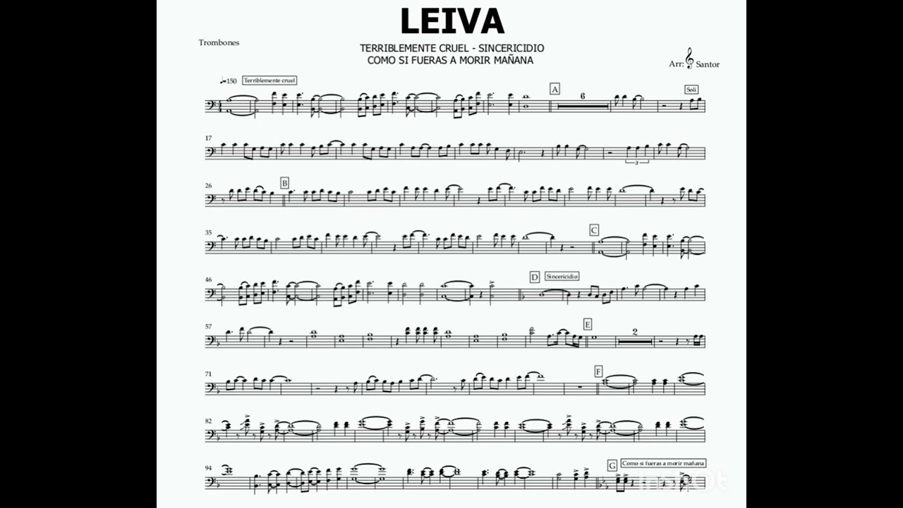 PARTITURAS CHARANGA / LEIVA Medley