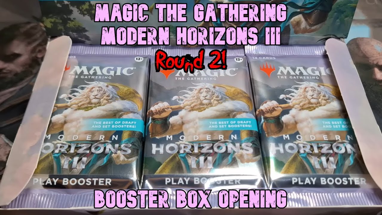 Открытие бустерного бокса Magic the Gathering Modern Horizons 3 #2 MTG