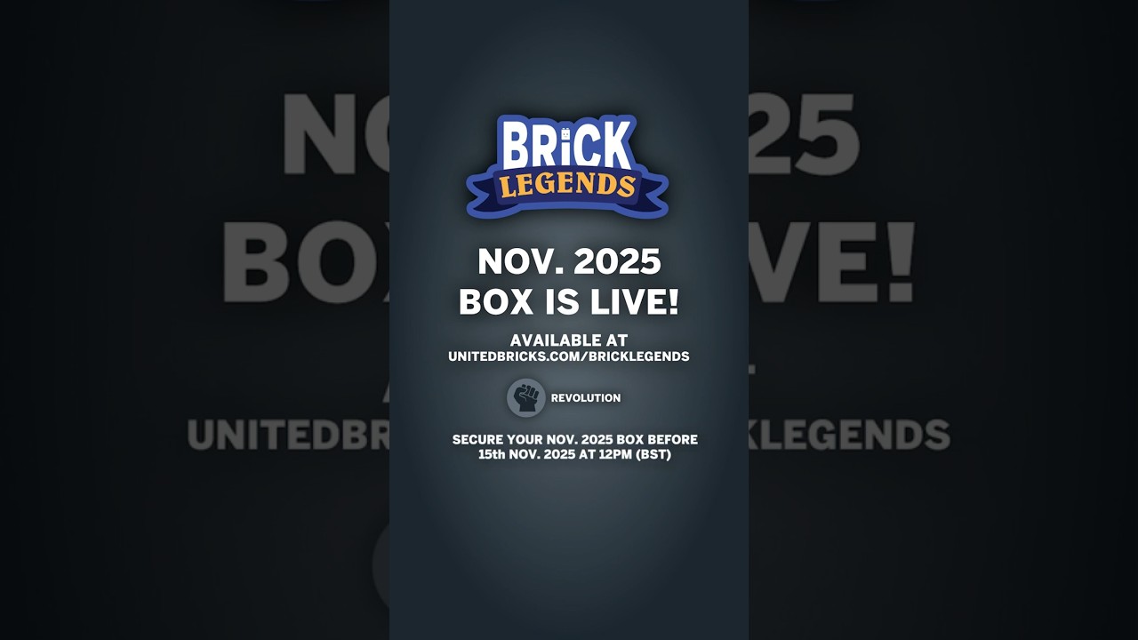 Brick Legends November 2025 Subscription Box is Now LIVE | United Bricks