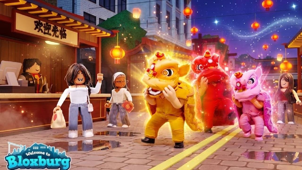 🐲 UPDATE DO ANO NOVO CHINÊS (LUNAR) NO BLOXBURG! 🏮
