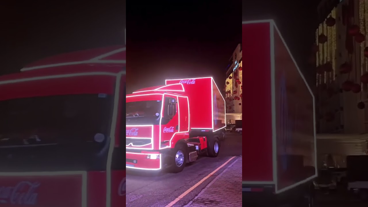 Festive Coca-Cola Truck Returns: Spreading Christmas Cheer! #christmas #srilanka #jesus #cocacola