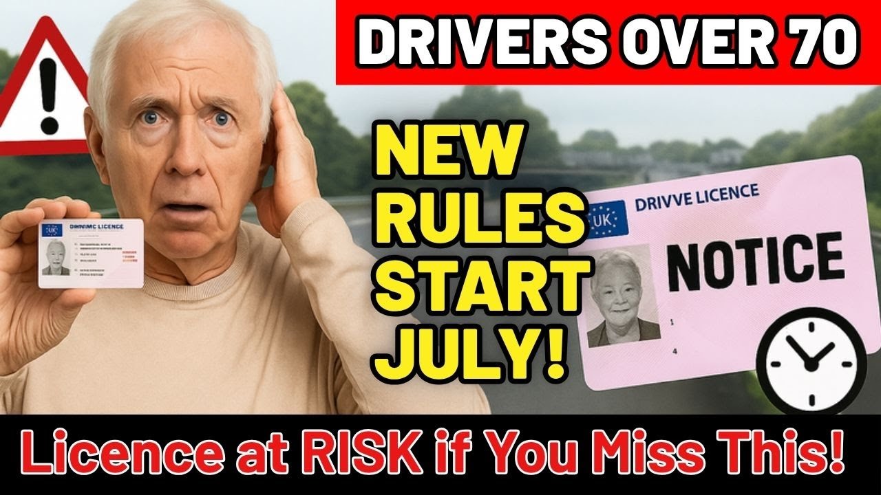 New UK Driving Licence Rules for Over 70s Starting July 2025 &ndash; What You MUST Know Now!