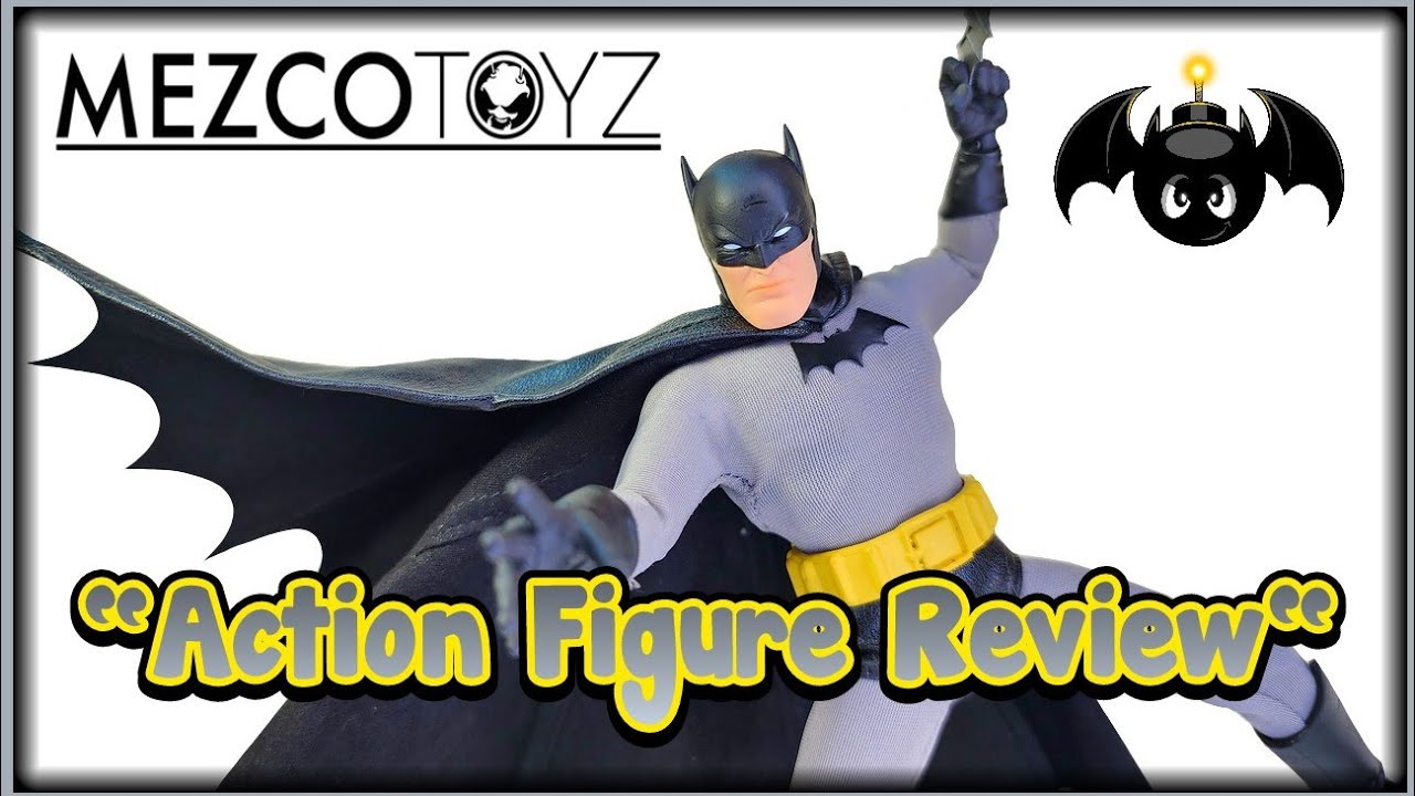 Mezco Toyz One:12 Collective Golden Age Batman Caped Crusader edition action figure review.