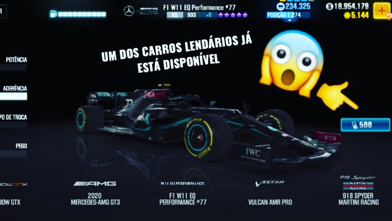 CSR RACING 2- MELHORES CARROS CATEGORIA S3 / CARROS LENDÁRIOS EM BREVE  POR 500 TOKENS