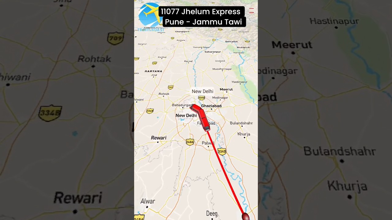 11077 Jhelum Express - Pune to Jammu Tawi #indianrailways #jhelum #pune #jammu