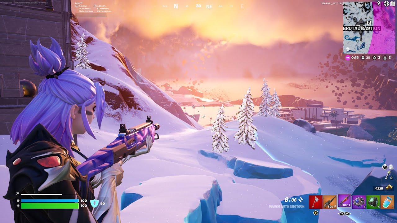 BIRCH SKIN+WEB SLICER PICKAXE GAMEPLAY IN FORTNITE!! #EpicPartner