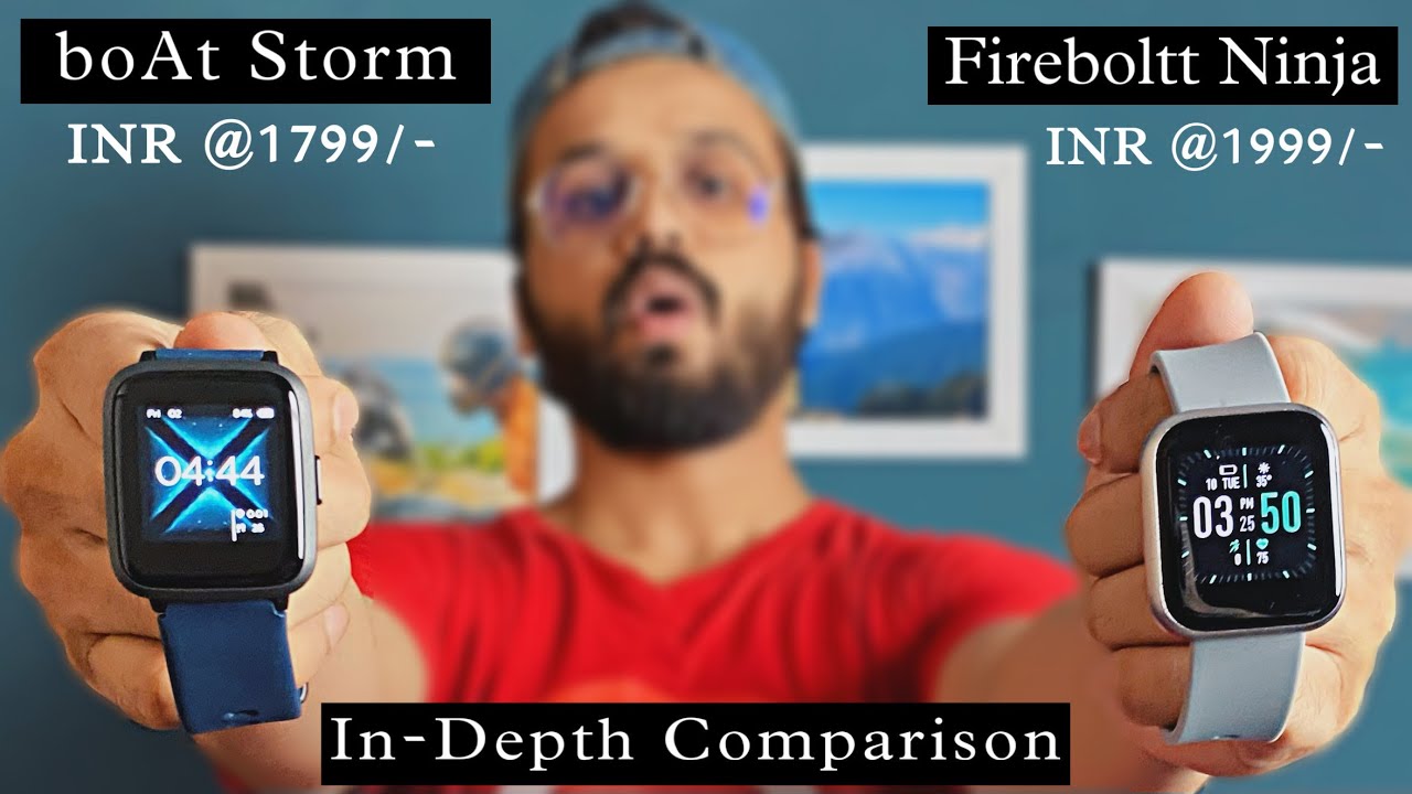 Fire Boltt Ninja vs Boat Storm |Detail Comparison| Steps and accuracy Test|Which one you should buy?