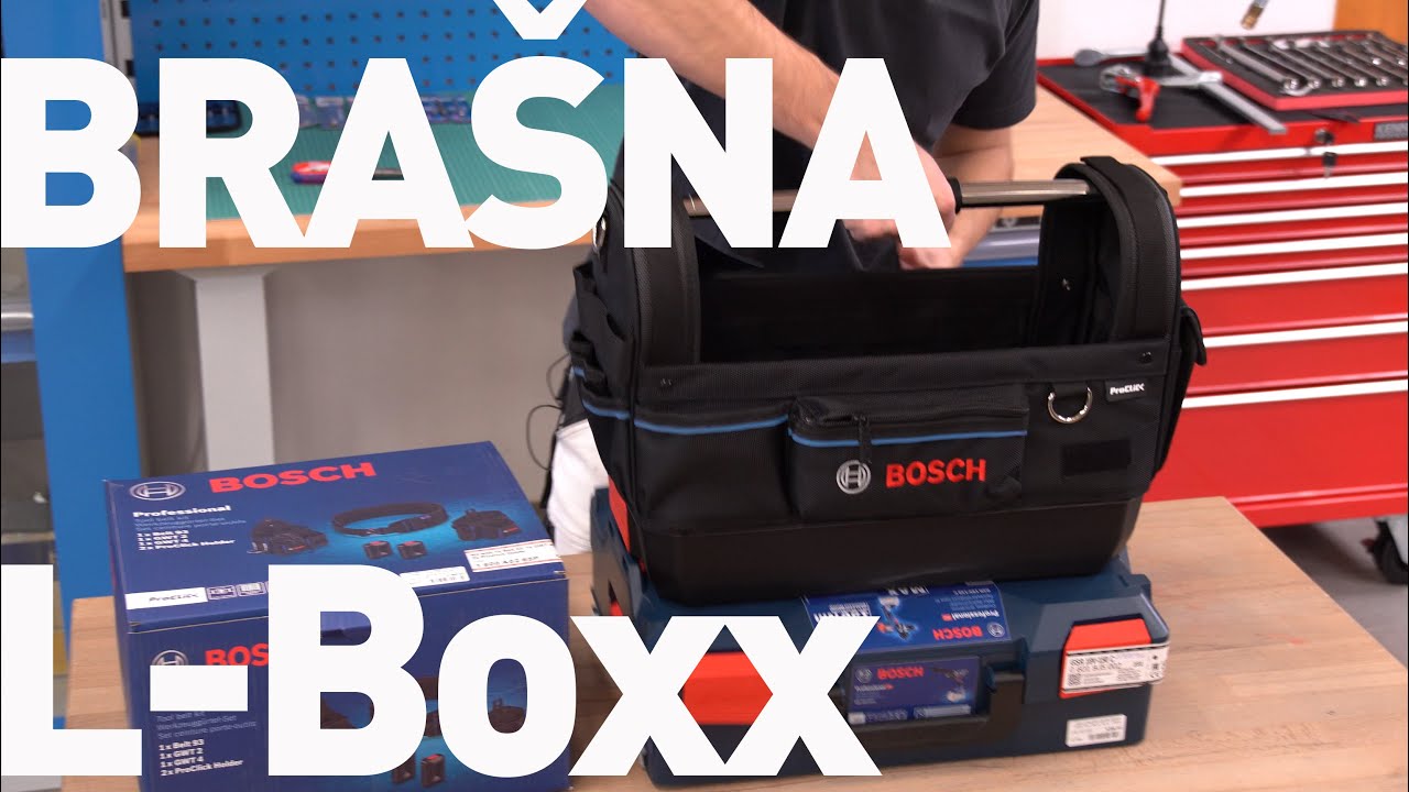 BOSCH GTW20 není jen obyčejná brašna na nářadí