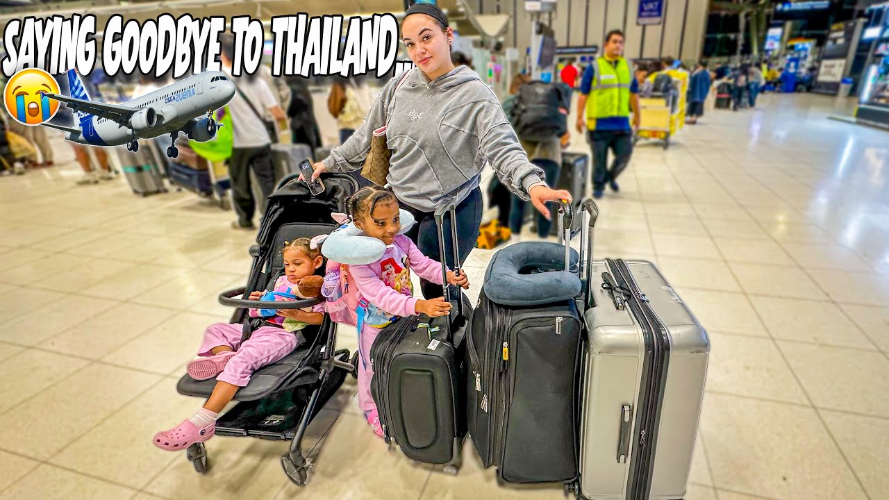 Прощание с Таиландом… Наше 30-часовое путешествие обратно в Америку 🇹🇭✈️🇺🇸😭