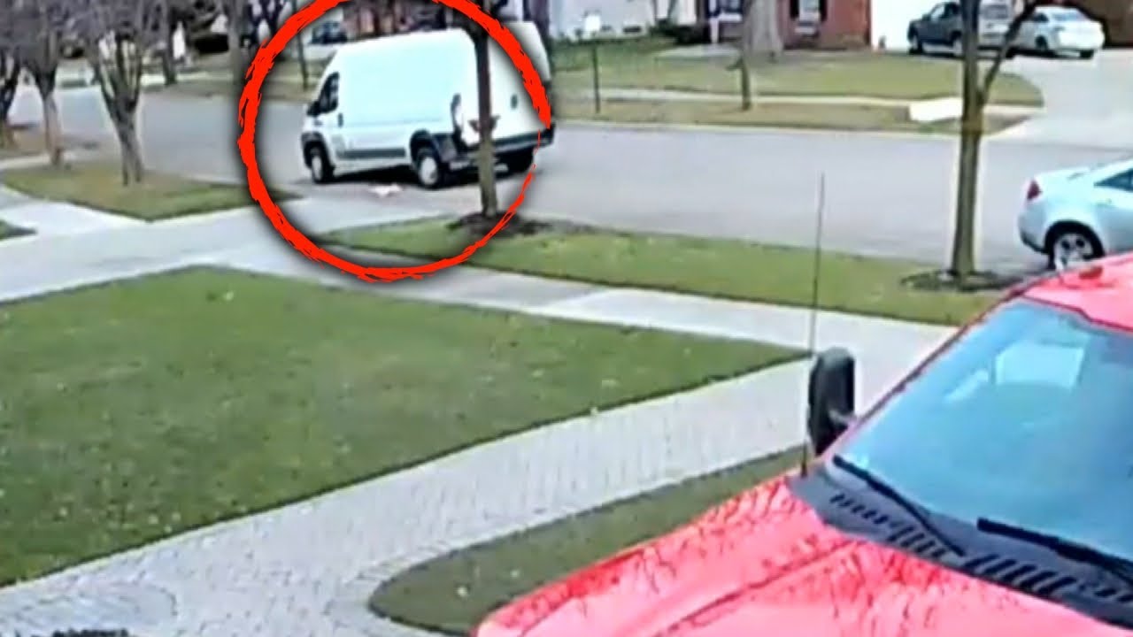 Amazon Driver Runs Over Package Multiple Times