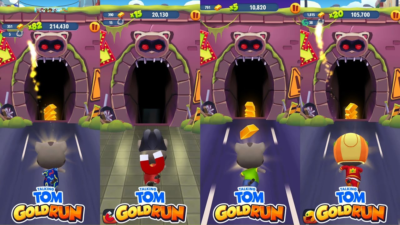 Talking Tom Gold Run - Snake of Tom & King Tom & Talking Tom & Lucky Tom - Android iOS