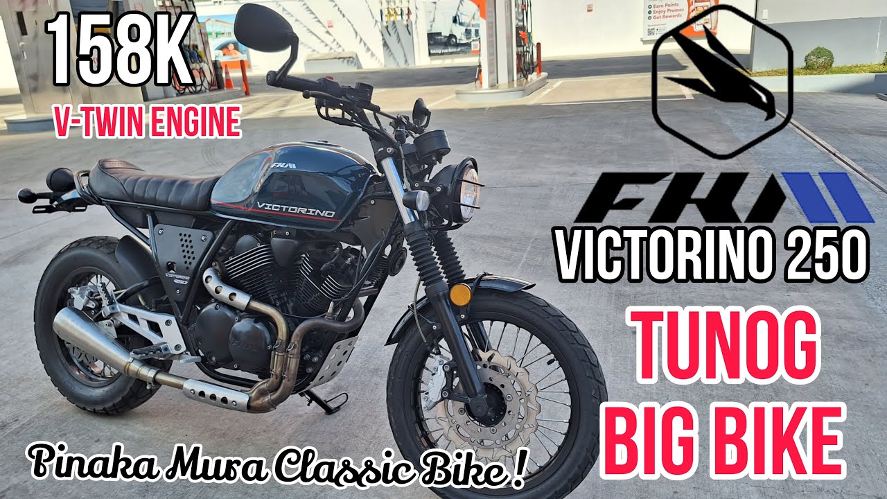 Pinaka Murang Classic Bike 250cc  - V-Twin Engine - TUNOG BIGBIke - FKM Victorino 250 - 158k