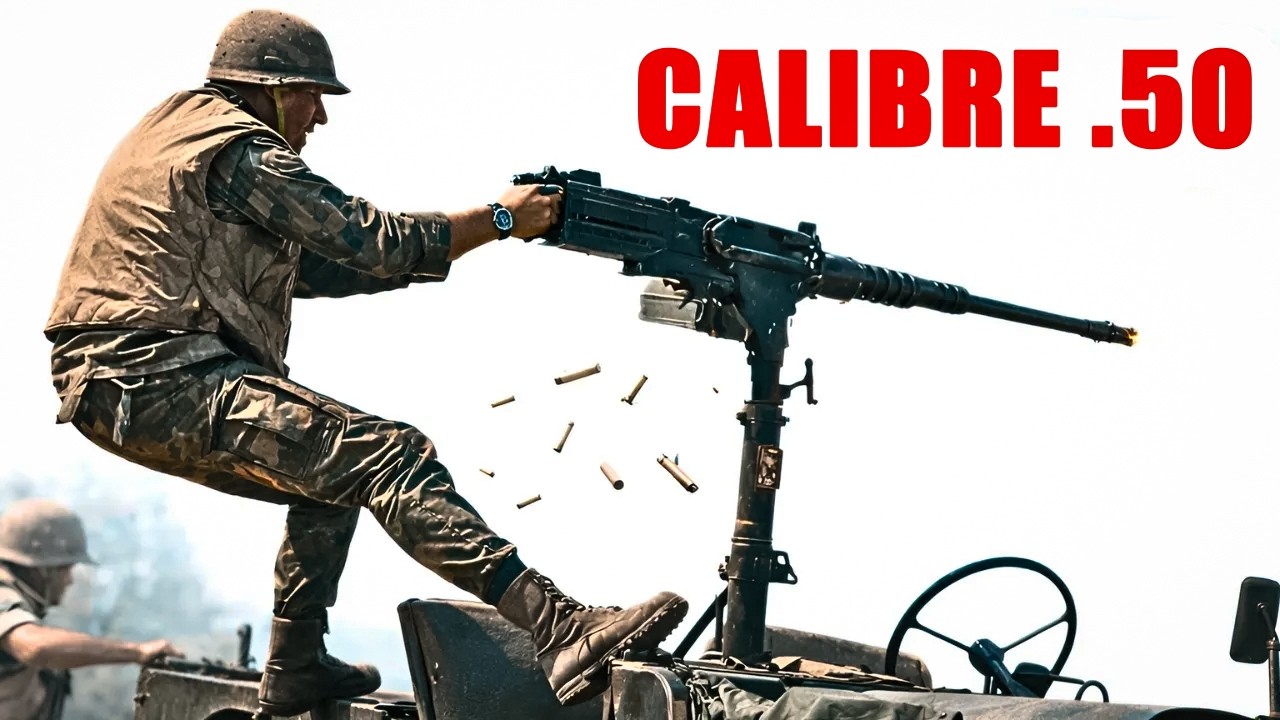 L’enfer de la mitrailleuse américaine M2 Browning .50