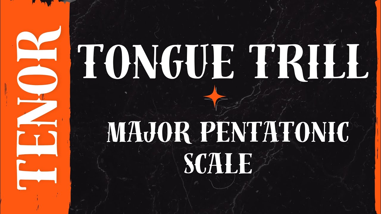 Tongue Trill with Major Pentatonic Arpeggio — Vocal Exercise for Tenor | The Vocal Gallery