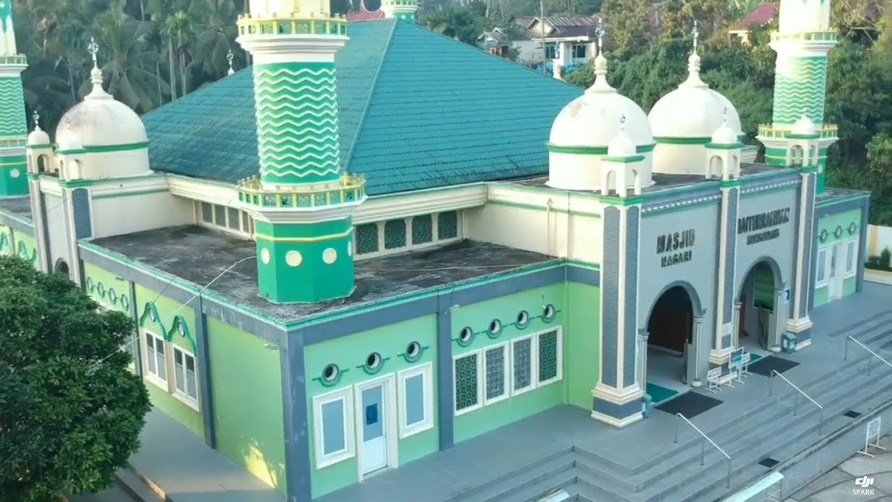 Indahnya Mesjid Baiturrahman Nagari Sungayang Kab. Tanah Datar
