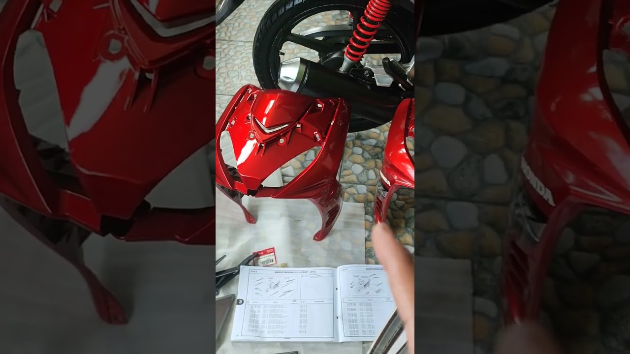 UNBOXING & REVIEW BODY PART ORIGINAL BARU LANGKA HONDA REVO ABSOLUTE DX THAILAND🔊🔊