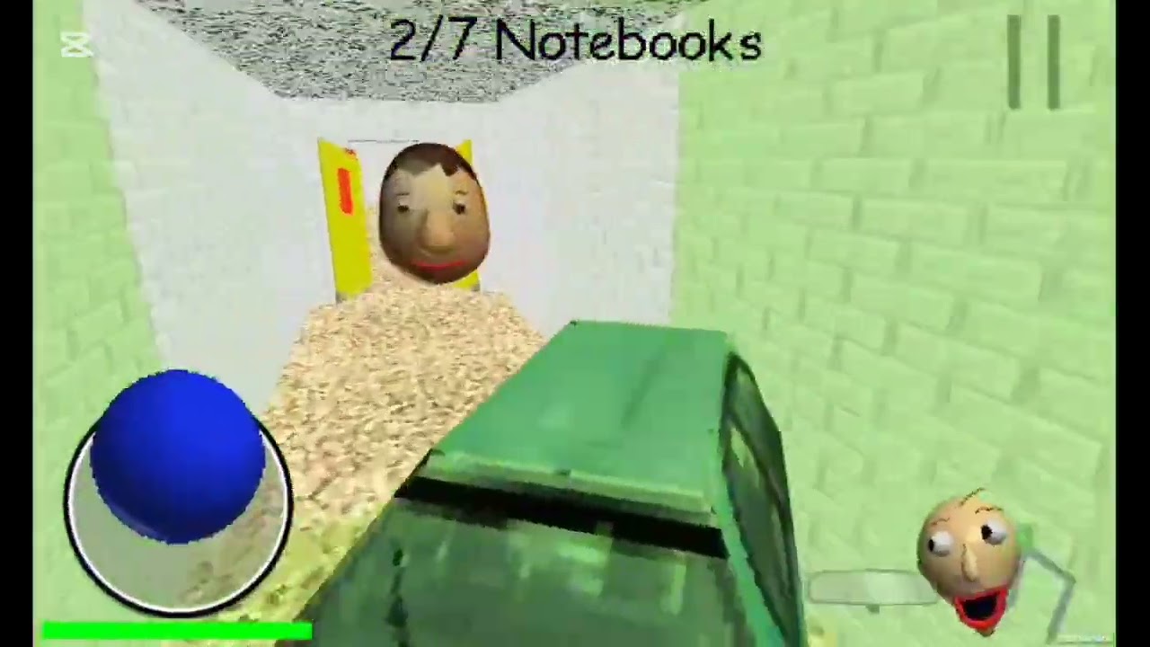 Baldi's Basics But You Are CAR?