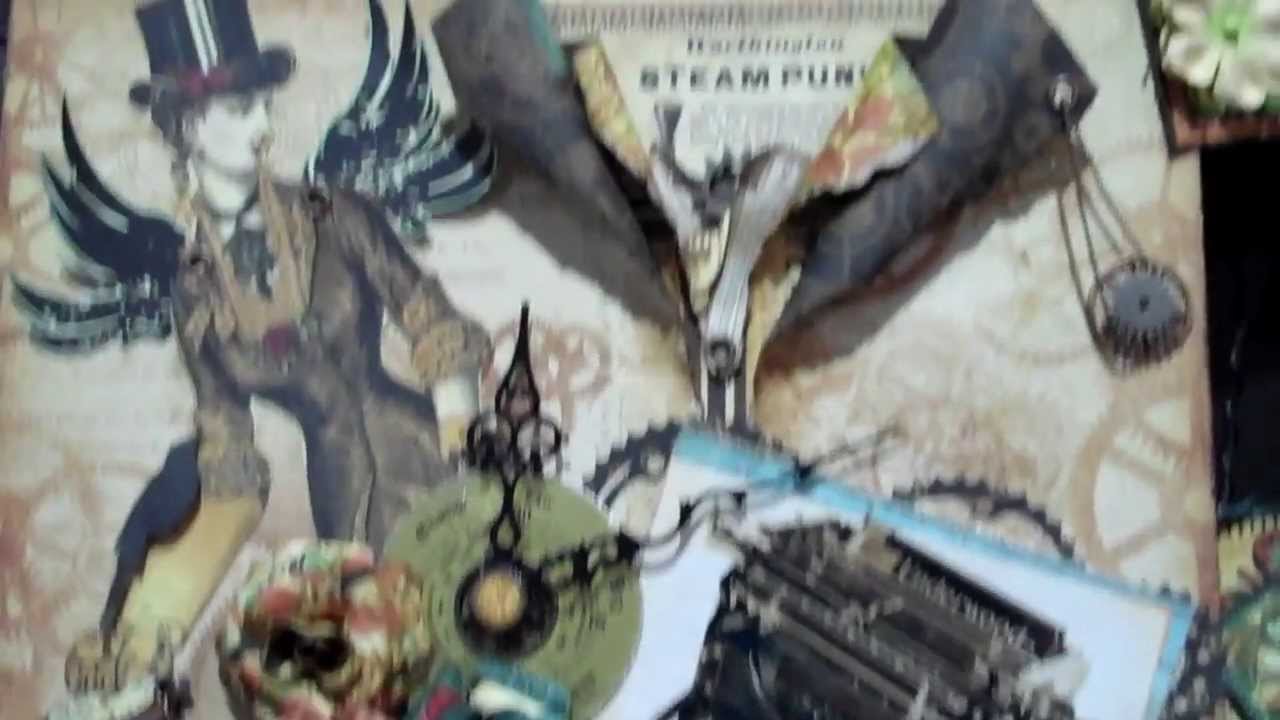 Papercrafting Products: Graphic 45 Steampunk Display Video by PaperCrafter's Corner