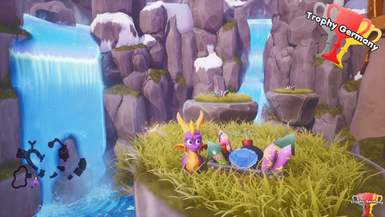 Spyro the Dragon - Pops of the Tops - Trophy / Achievement Guide (1080p 60fps)