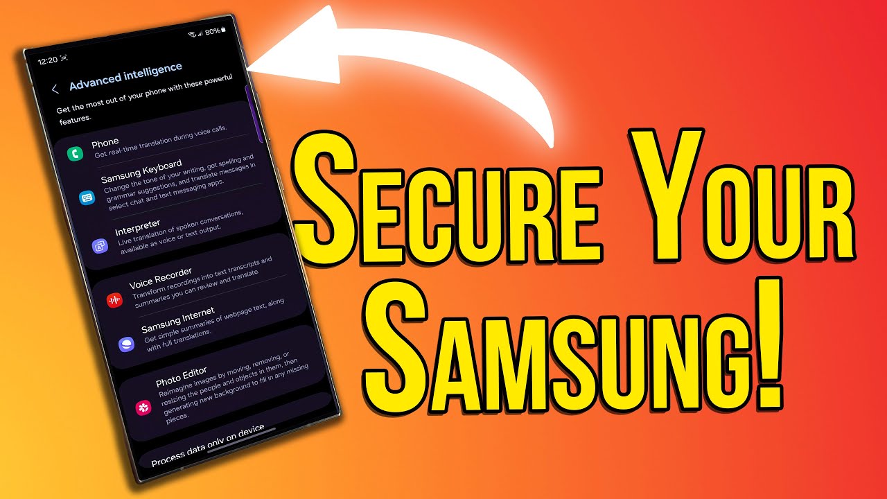 Samsung Galaxy S24 Ultra - Change These Security and Privacy Settings Now!