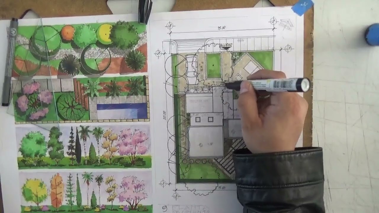 Representacion de planta de conjunto con marcadores (parte 2)