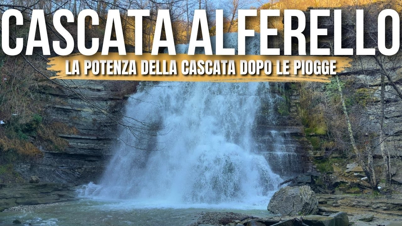La CASCATA DELL'ALFERELLO e la sua POTENZA - Trekking a Verghereto [4K]