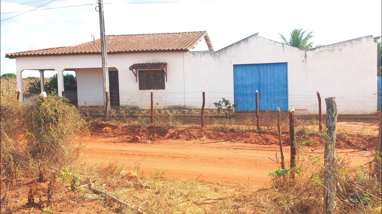 Terreno com 5 tarefas de terra e casa a venda #nordeste