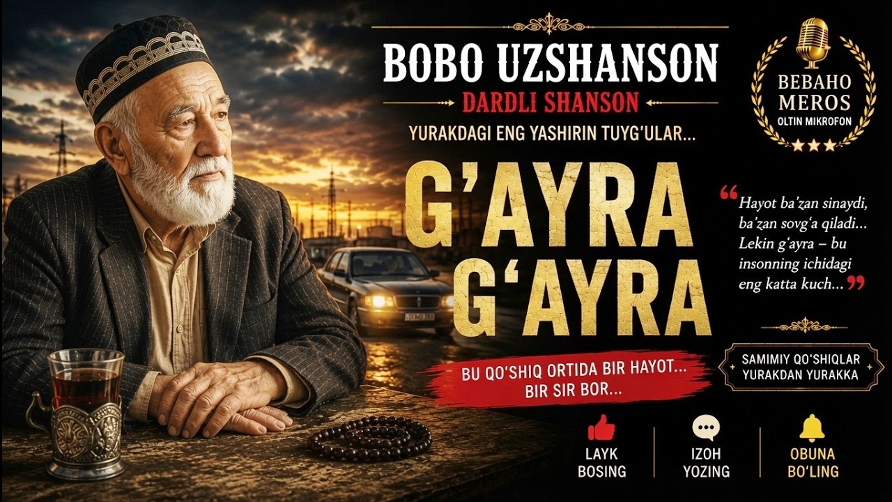 G'AYRA G'AYRA | O'zbek Shansoni 2026 | BOBO UZSHANSON
