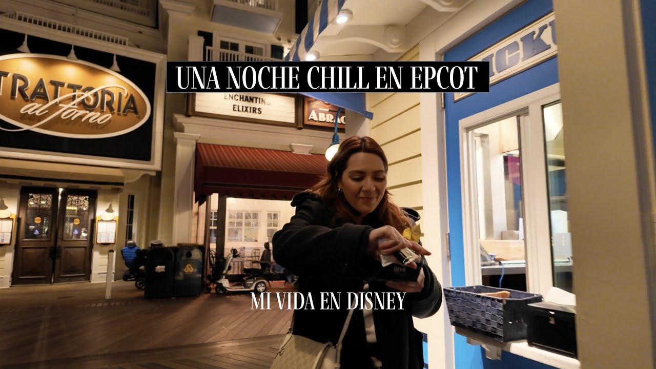 Noche en EPCOT + Festival  of the Arts + probé EL MEJOR corn dog