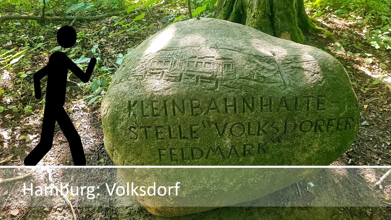 Der Geher in Hamburg: Volksdorf