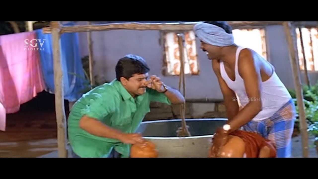 ಕರಿಯ, ಮಕ್ಕಳಿಗೆ ಏನು ತಿನಿಸ್ತಿಯೋ ಲೇ ಗೊಬ್ಬು ವಾಸನೆ | Yaarige Saluthe Sambala Kannada Movie Parts 02